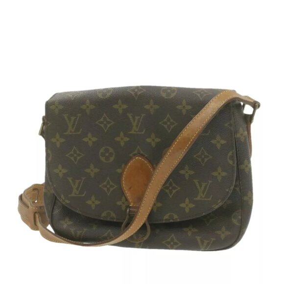 LOUIS VUITTON Monogram Saint Cloud GM Shoulder Bag M51242 LV Auth am880g - Picture 1 of 16